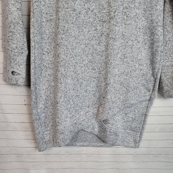 MAURICES GRAY SWEATSHIRT SWEATER DRESS, SZ SMALL - Picture 3 of 8